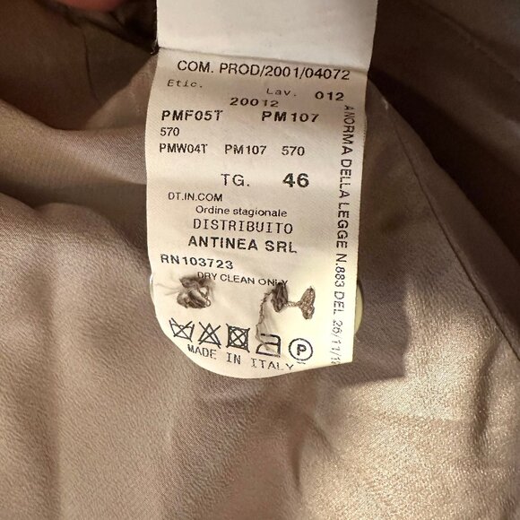 Vintage Armani Collezioni Gray Taupe Blazer Worn 1x Size EU 46 / US L - Picture 10 of 11